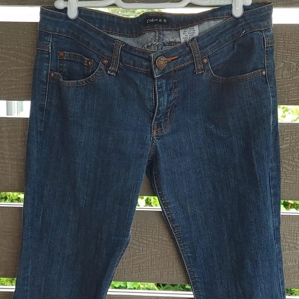 Dolce & B Jeans women's blue denim Jean size 11/12‎